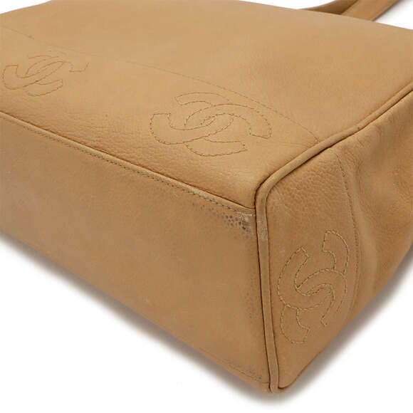 Chanel Vintage Stitched Cc Shoulder Bag #214126C15B - Picture 3 of 9